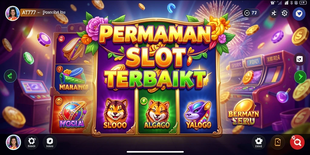 Screenshot gameplay slot yang menarik dan penuh warna di AT777.