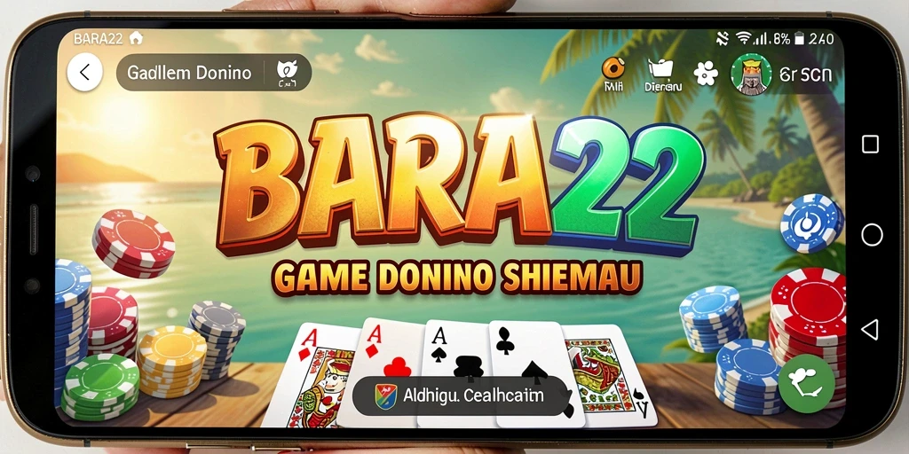 Tampilan screenshot BARA22 menunjukkan gameplay Domino yang menarik.