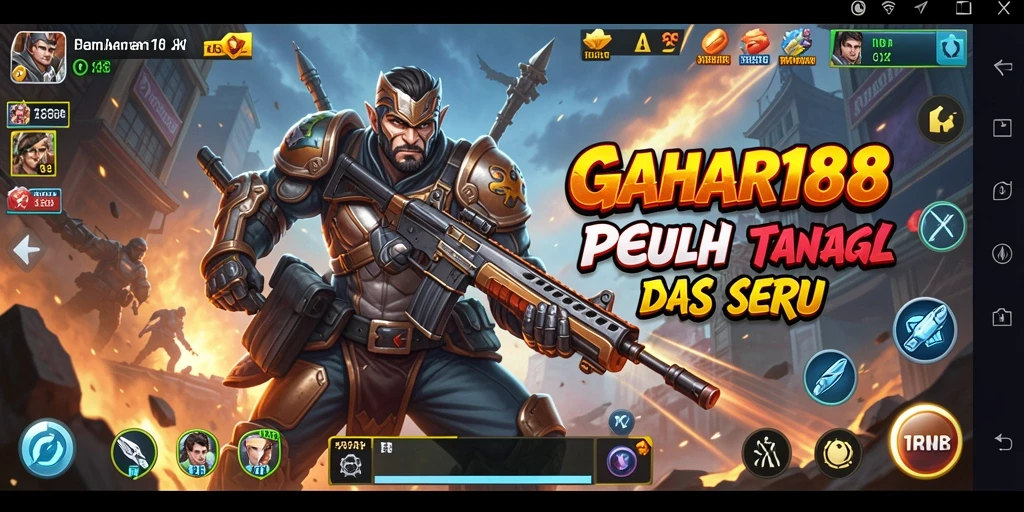 Tampilan gameplay aksi seru di GAHAR188.