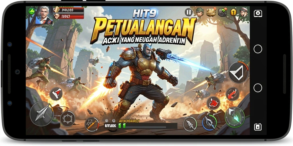 Tampilan gameplay HIT9 yang memperlihatkan aksi mendebarkan.