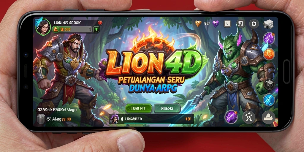 Tampilan gameplay menarik LION4D dengan aksi pertarungan yang dinamis.