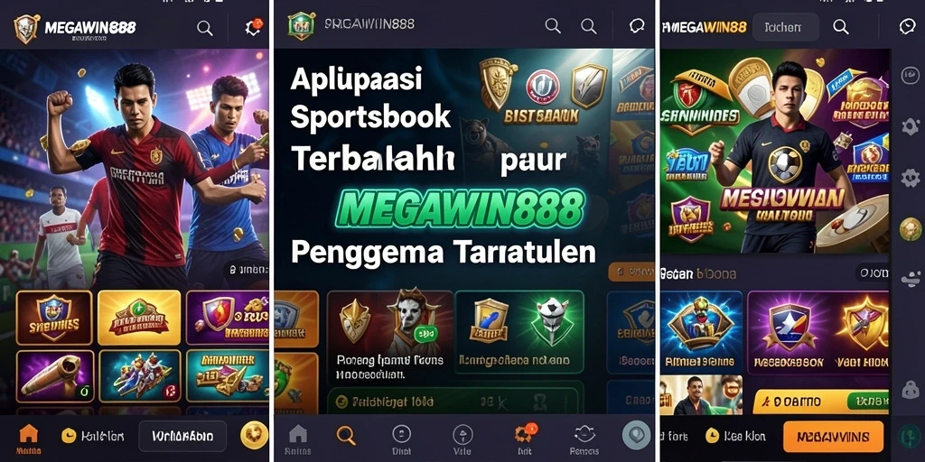Tampilan menarik dari gameplay Sportsbook di MEGAWIN888.