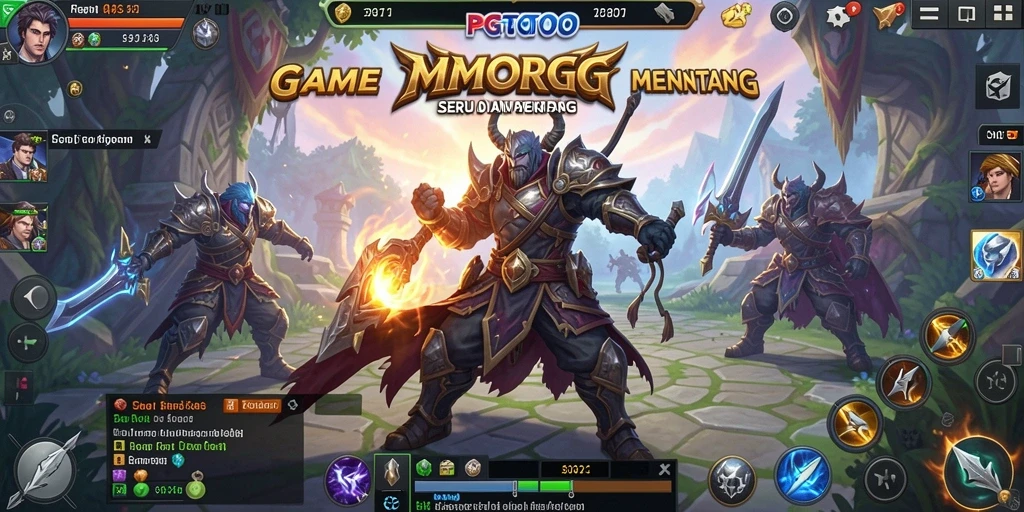 Tampilan gameplay PGTOTO yang seru dalam dunia MMORPG.