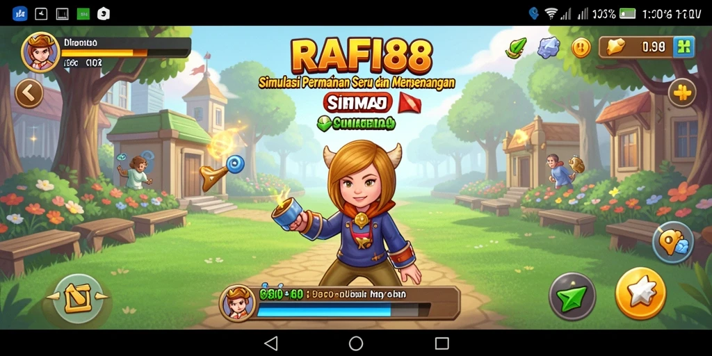 Tampilan gameplay RAFI88 yang menarik dan seru.