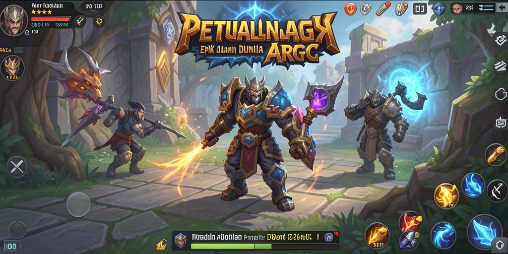 Tampilan gameplay menakjubkan dari aksi ARPG RKGG.
