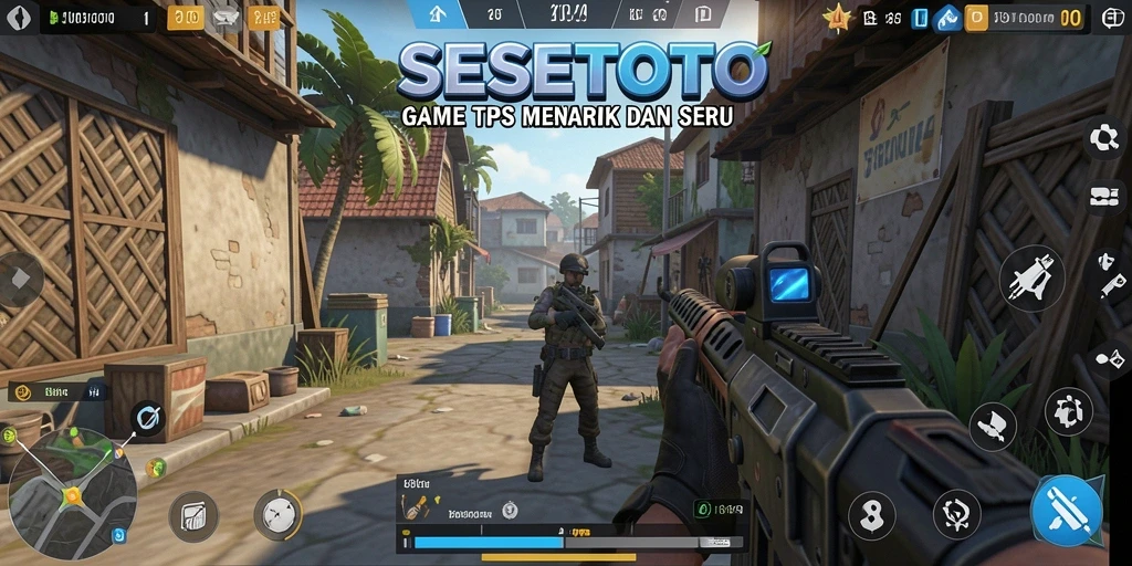 Tangkapan layar SESETOTO menampilkan aksi seru dalam pertempuran TPS.