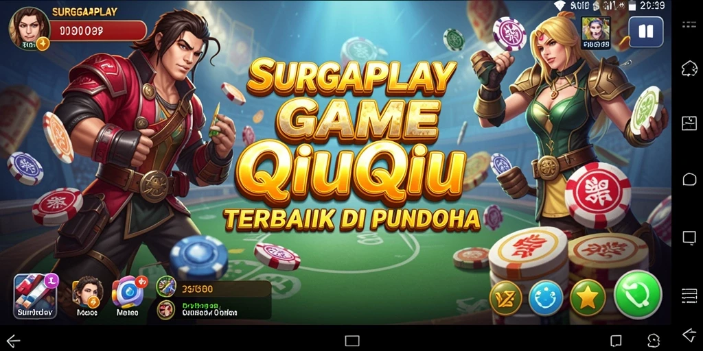 Tampilan gameplay QiuQiu di SURGAPLAY yang seru dan menarik.