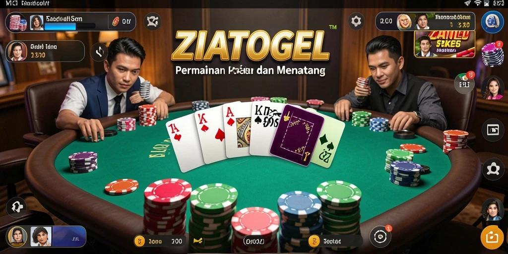 Tampilan menarik gameplay ZIATOGEL dengan pemain yang terlibat.
